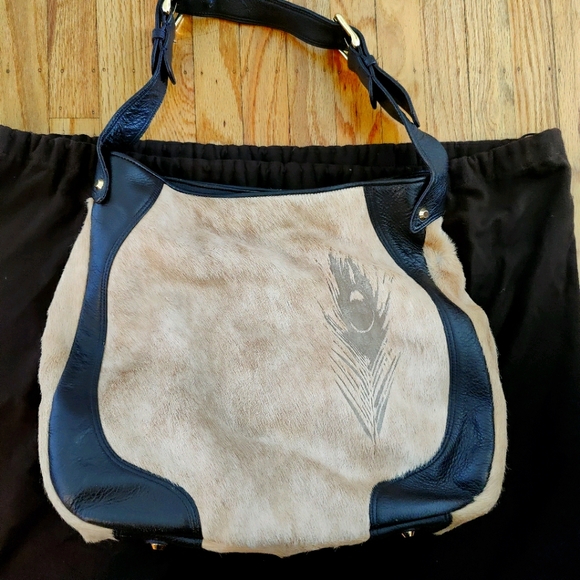 Anthropologie Goldenbleu saddlebag - Picture 1 of 11